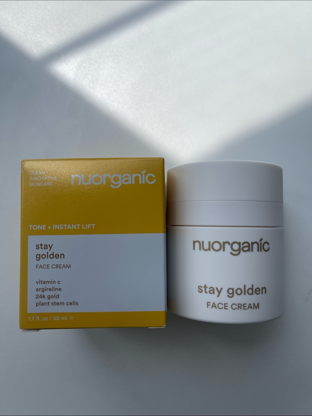 Stay Golden Face Cream — Radiance Boosting Vitamin C Cream (White & Gold)